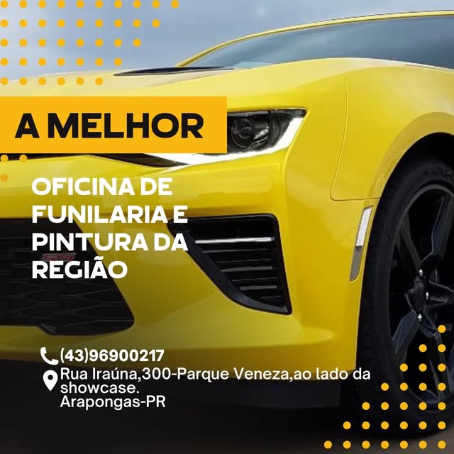 A melhor oficina de funilaria e pintura da região